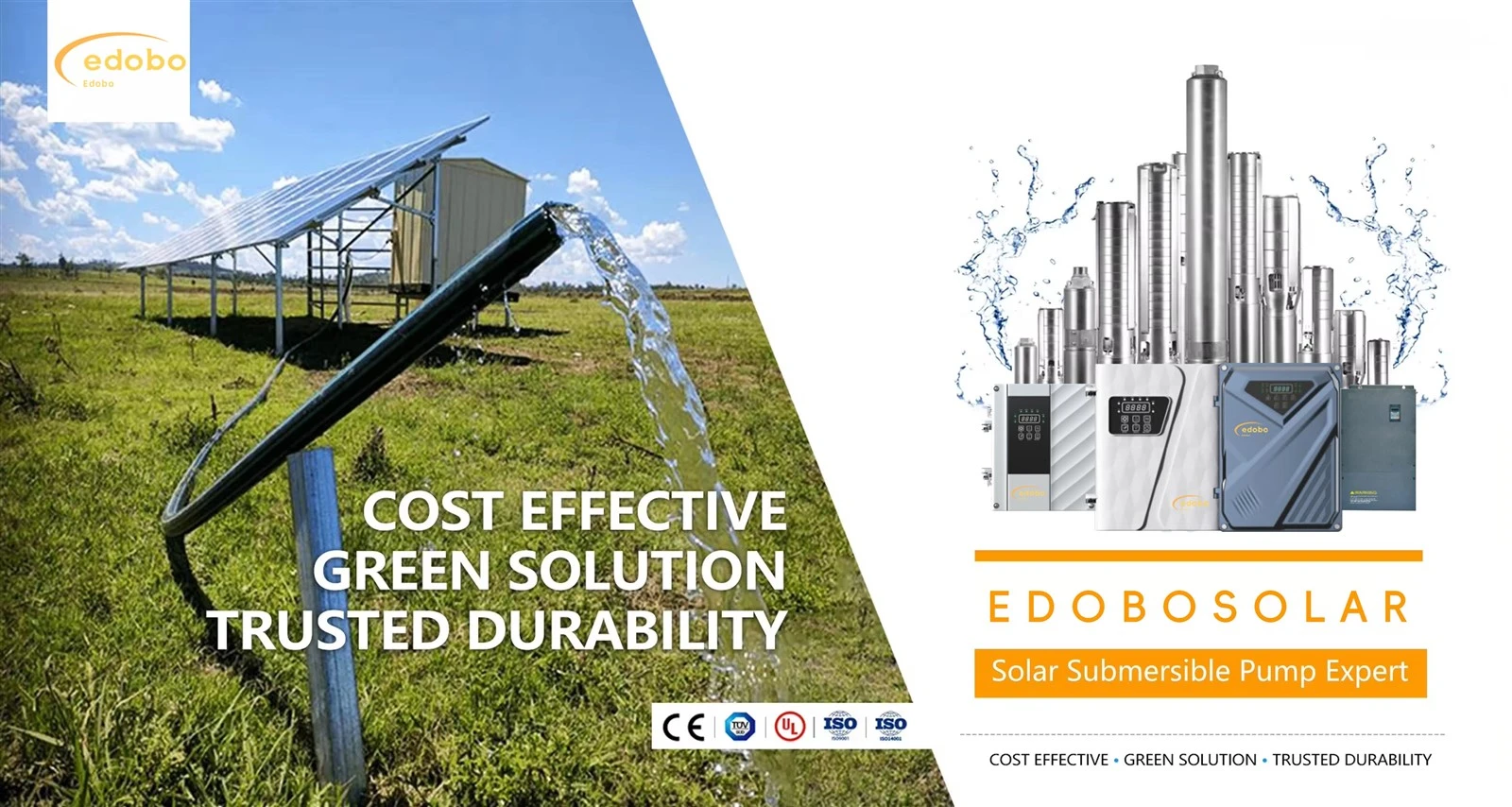 DC 2kw submersible well pump