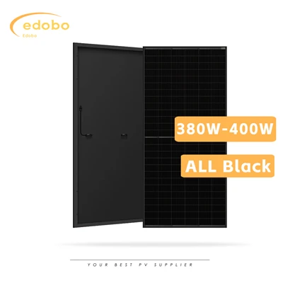 400 W črni solarni PV paneli